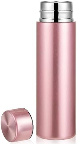 Irenare 5oz Mini Water Bottle Mini Insulated Stainless Steel Bottle Purse Water Bottle Cute Leak Proof Water Flask Keeps Drink Cold and Hot for Purse Women(Pink,1 Piece)