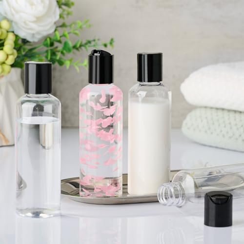 TUZAZO 10 Pack 3.4 oz Travel Bottles for Toiletries TSA Approved Leakproof Travel Size Containers Empty Small Plastic Shampoo Lotion Bottles with Labels (Clear) - Image 7