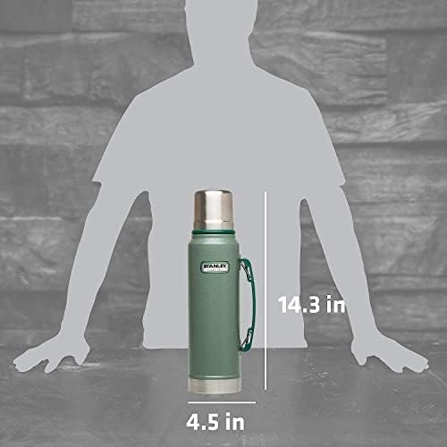 Stanley Classic Vacuum Insulated Wide Mouth Bottle - BPA-Free 18/8 Stainless Steel Thermos for Cold & Hot Beverages – Keeps Liquid Hot or Cold for Up to 24 Hours - Image 4