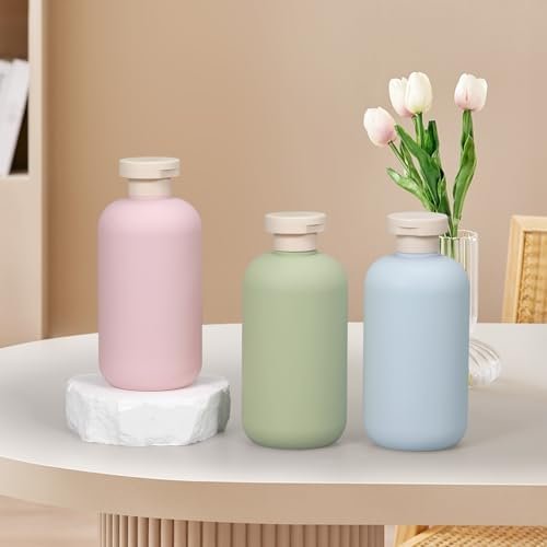 Travel Shampoo Bottle, Empty Plastic Squeeze Bottles 10oz with Flip Cap, Lotion Container for Toiletries - Image 4