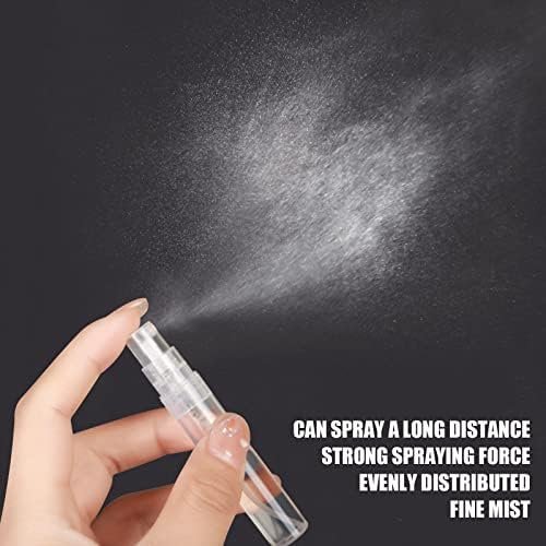 Fandamei Mini Spray Bottle, 10 Pack 5ml Mini Plastic Spray Bottle Empty, Fine Mist Refillable Mini Perfume Bottle, Perfume Atomizer, Small Sample Containers, Plastic Portable Travel Bottle, Clear - Image 5
