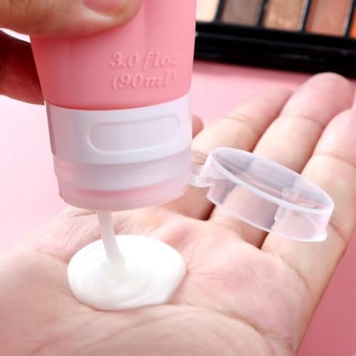 Gemice 16 Pack Travel Size Bottles, TSA Approved Leakproof Travel Containers for Toiletries, Silicone Refillable Travel Essentials Accessories with Travel Bag for Shampoo Conditioner - Image 3