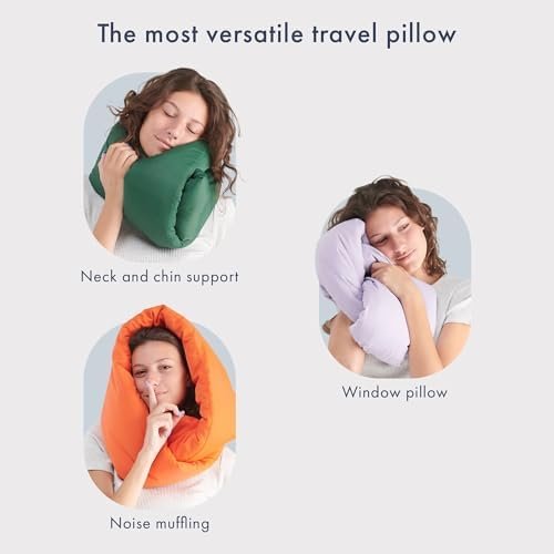 Infinity Pillow - Travel Neck Pillow - Versatile Soft 360 Support Scarf - Machine Washable - Home Travel Flight Road Trips (Grey) - Image 4