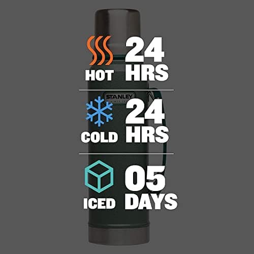 Stanley Classic Vacuum Insulated Wide Mouth Bottle - BPA-Free 18/8 Stainless Steel Thermos for Cold & Hot Beverages – Keeps Liquid Hot or Cold for Up to 24 Hours - Image 5