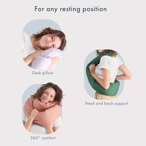 Infinity Pillow - Travel Neck Pillow - Versatile Soft 360 Support Scarf - Machine Washable - Home Travel Flight Road Trips (Grey) - Image 5