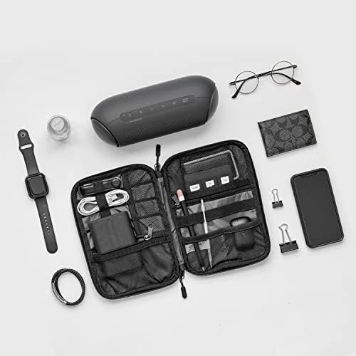 BAGSMART Electronics Organizer Travel Case, Small Cable Organizer Bag for Essentials, Tech Organizer as Accessories, Cord Organizer for Phone, Power Bank, SD Card, Black - Image 8