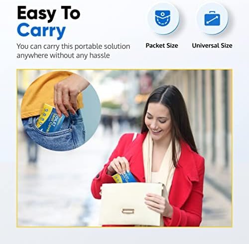 Toilet Seat Covers Disposable Flushable Travel Pack of 50 XL-Disposable Toilet Seat Covers-Biodegradable Paper-Kids Men Women Adults Toiletries-Airplane Camping Travel Essentials Accessories - Image 6