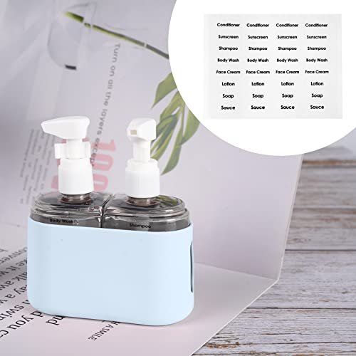 Travel bottles for Toiletries, TSA Approved Travel Containers, Refillable, Portable, Spray Bottles and Pump Bottles with Labels for Creams, Perfumes and Shampoos (Blue) - Image 6