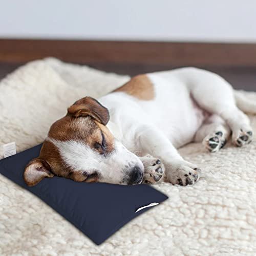 Pro Goleem Small Pillow 11’’x6’’x2.5’’ Small Pillows for Sleeping and Traveling Mini Pillow with Name Tag Tiny Pillow for Kids Pillow Neck Lumbar Knee Nap Pillow Pet Pillow, Navy Blue - Image 7