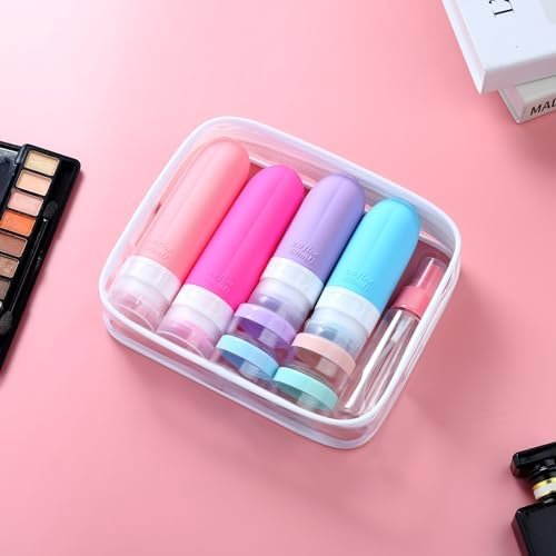 Gemice 16 Pack Travel Size Bottles, TSA Approved Leakproof Travel Containers for Toiletries, Silicone Refillable Travel Essentials Accessories with Travel Bag for Shampoo Conditioner - Image 6