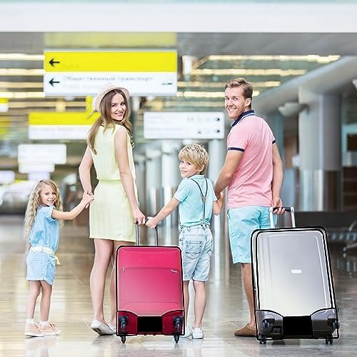 3 Pieces Thicken Clear Luggage Cover Protector, 20" 24" 28" PVC Luggage Covers for Suitcase Waterproof Dustproof Anti-scratch Travel Suitcase Covers Case for Wheeled Luggage - Image 8