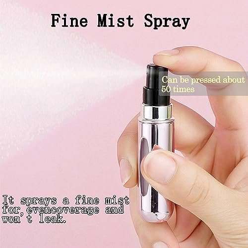 2 pcs Mini Perfume Travel Refillable Bottles-5ml Portable Atomizer Sprayer,Empty Pump Container for Traveling and Outgoing - Image 4