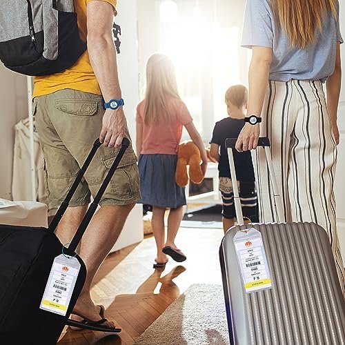 SWATOM Cruise Luggage Tags for Suitcases 4 Sets Carnival, NCL, Princess & MSC Waterproof Clear Luggage Bag Tag Holders for 2024 & 2025 Cruise Ships Essentials - Image 5