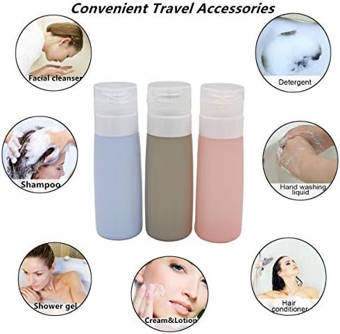 10Pack Leakproof Silicone Travel Bottles,TSA-Approved Travel Toiletry Bottles for Shampoo Lotion Body Wash-Essential Travel Accessories, Travel Sized Containers for Toiletries - Image 5