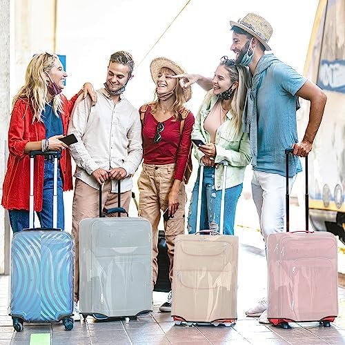 20 inch Clear Luggage Cover for Suitcase Tsa Approved Thicken PVC Plastic Suitcase Protector Cover for Baggage Travel Waterproof. - Image 7