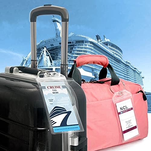 Cruise Ship Essentials for Carnival, Princess, Norwegian Cruise Luggage tag Holder Cruise Must Haves Rainproof & Reusable - Image 7