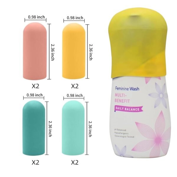 8 Pack Silicone Bottle Covers, Travel Essentials for Women Men, Travel Size Toiletries, Cruise Ship Essentials, Accessories Luggage, Travel Must Haves, Elastic Sleeves for Leak Proofing - Image 7