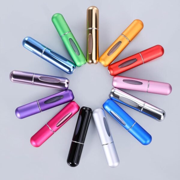 Travel Mini perfume Refillable Atomizer Container, Portable, Travel Size, Scent Pump Case, Fragrance Empty spray bottle for Traveling and Outgoing 5ml (2Pcs) - Image 8