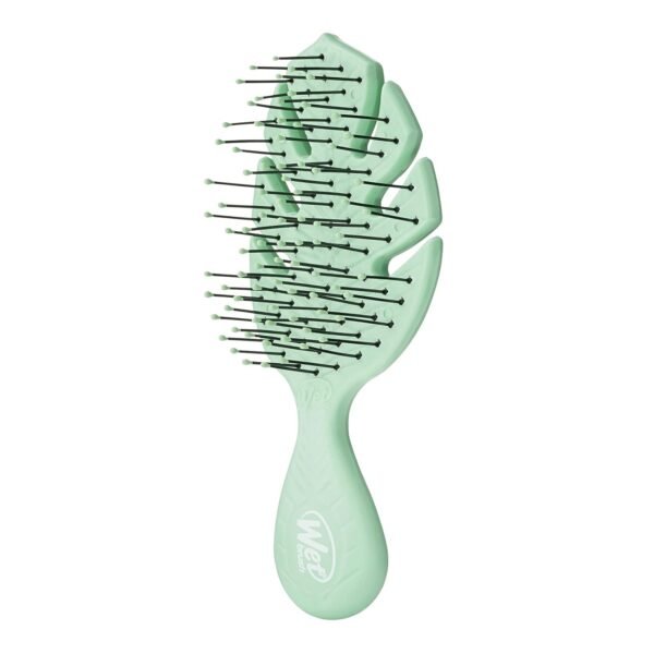 Wet Brush Go Green Mini Detangler, Green - Detangling Travel Hair Brush - Ultra-Soft IntelliFlex Bristles Glide Through Tangles & Gently Loosens Knots While Minimizing Pain, Split Ends & Breakage - Image 7
