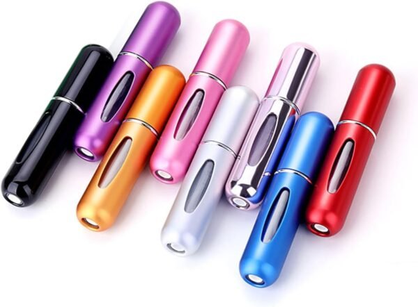 Travel Mini perfume Refillable Atomizer Container, Portable, Travel Size, Scent Pump Case, Fragrance Empty spray bottle for Traveling and Outgoing 5ml (2Pcs) - Image 9
