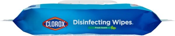 Clorox Disinfecting Wipes, Bleach Free Cleaning Wipes, Household Essentials, Fresh Scent, Moisture Seal Lid, 75 Wipes, Pack of 3 (New Packaging) - Image 13