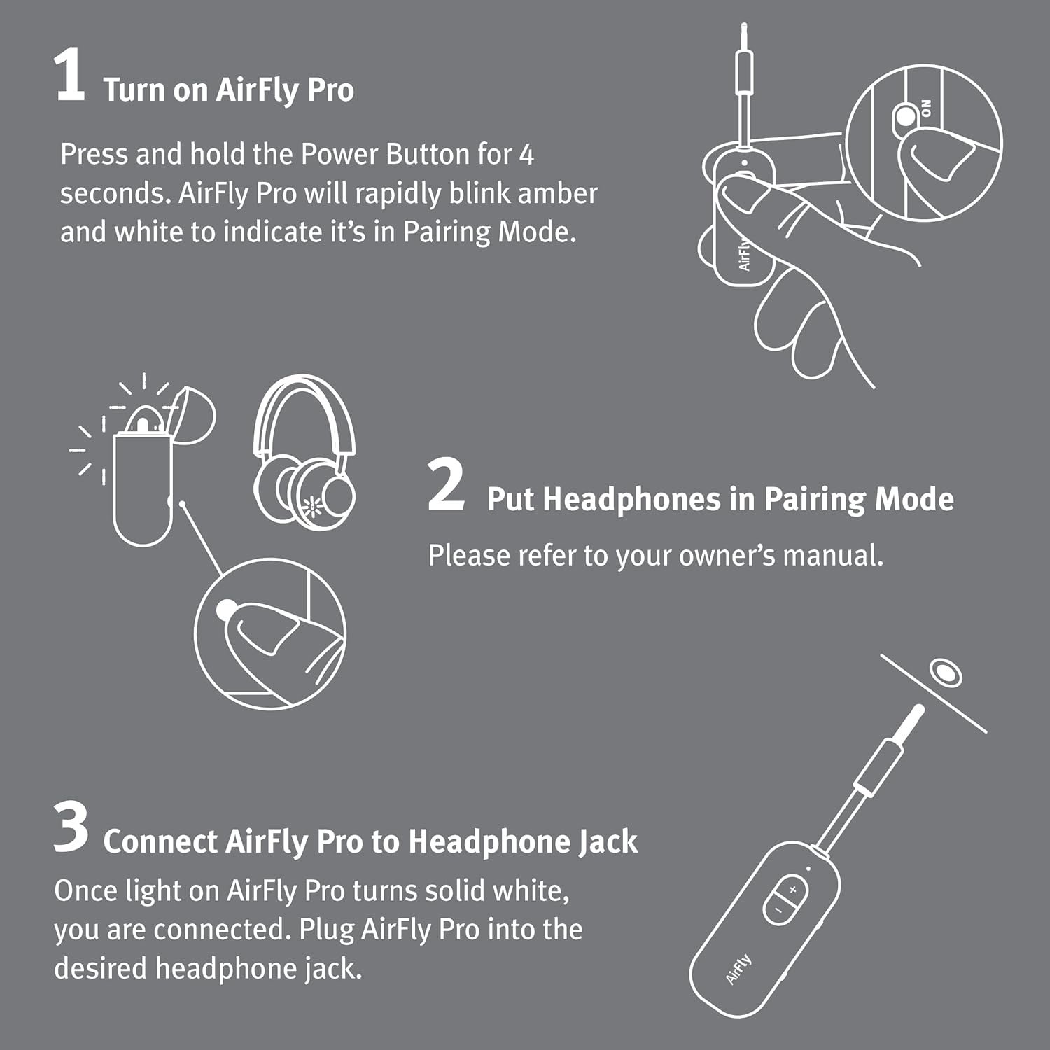 Twelve South AirFly Pro Bluetooth Wireless Audio Transmitter/ Receiver for up to 2 AirPods /Wireless Headphones; Use with any 3.5 mm Jack on Airplanes, Gym Equipment, TVs, iPad/Tablets and Auto - Image 10