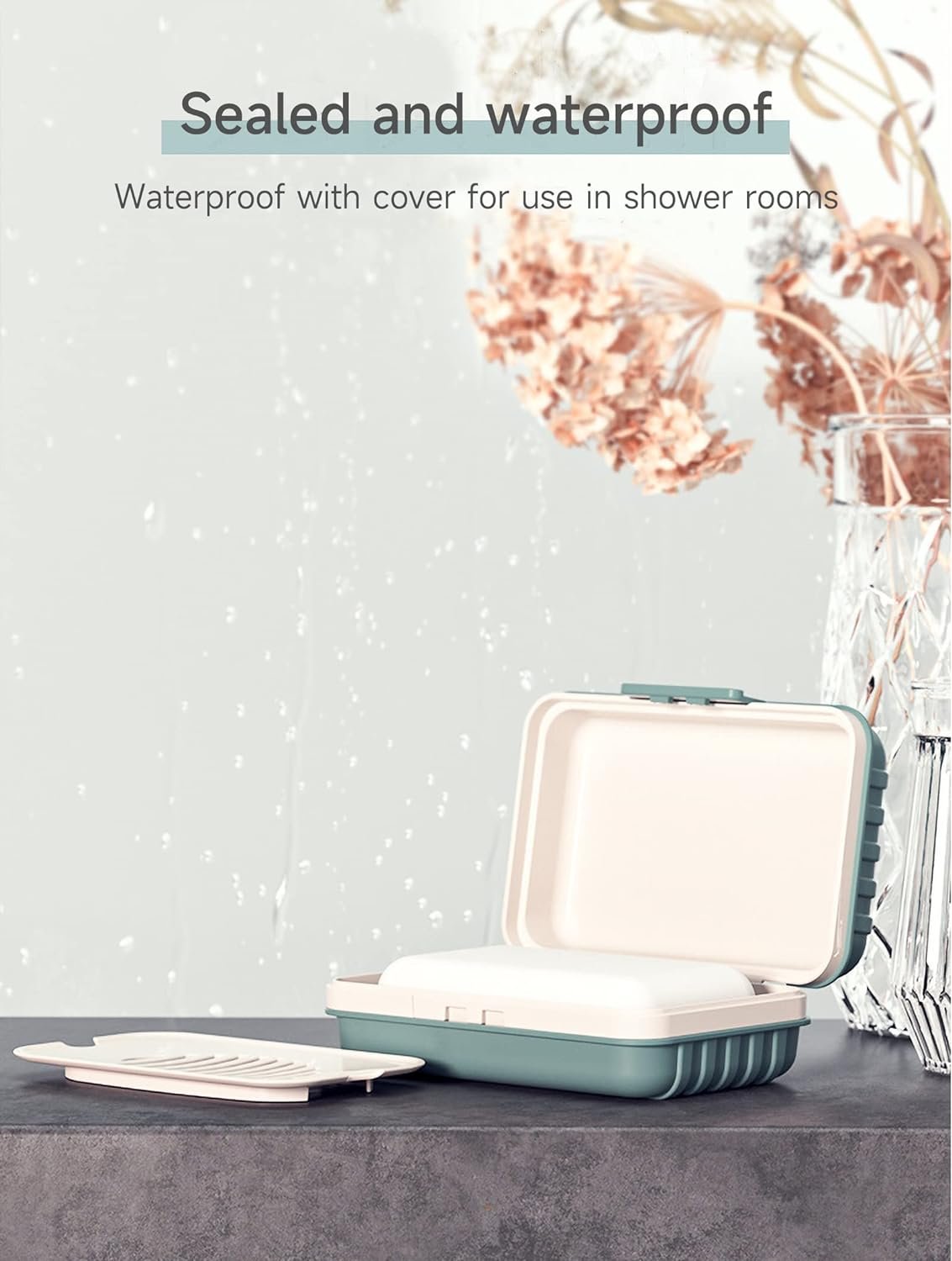 Leakproof Travel Soap Dish with Lid - Draining Soap Bar Holder - Travel Soap Container - Portable Soap Case for Traveling, Camping, Outdoor, Gym, Bathroom,Travel Essentials - Image 4