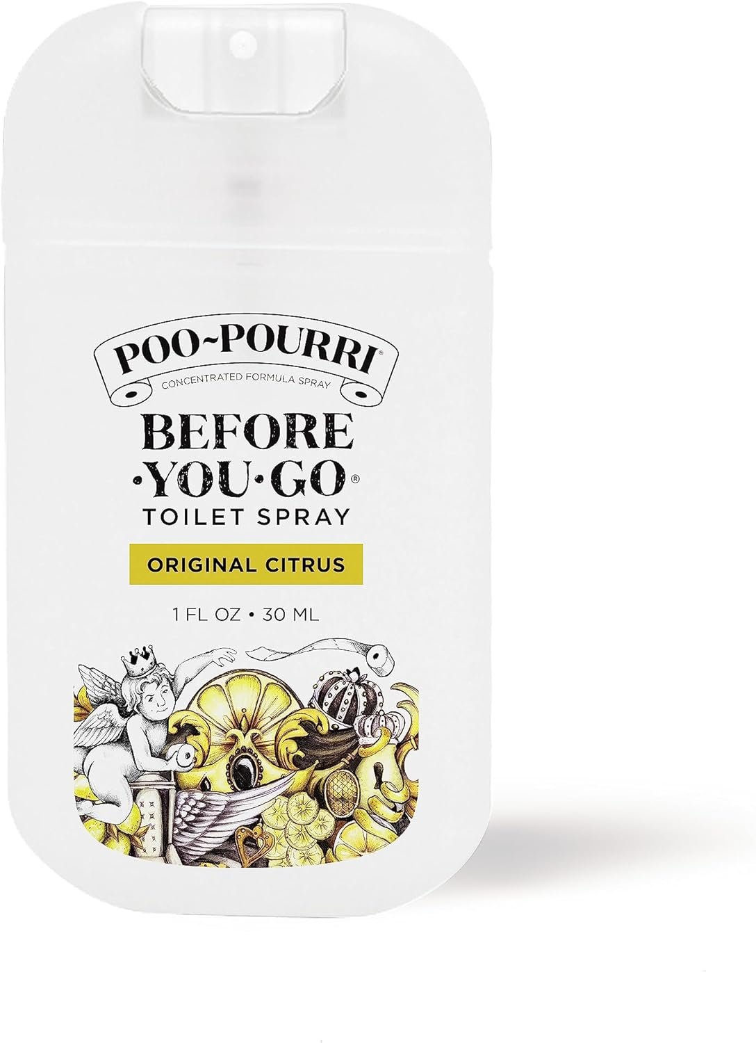 Poo-Pourri Before-You-Go Toilet Spray, Original Citrus, 1 Fl Oz Pocket Travel Size - Lemon, Bergamot and Lemongrass