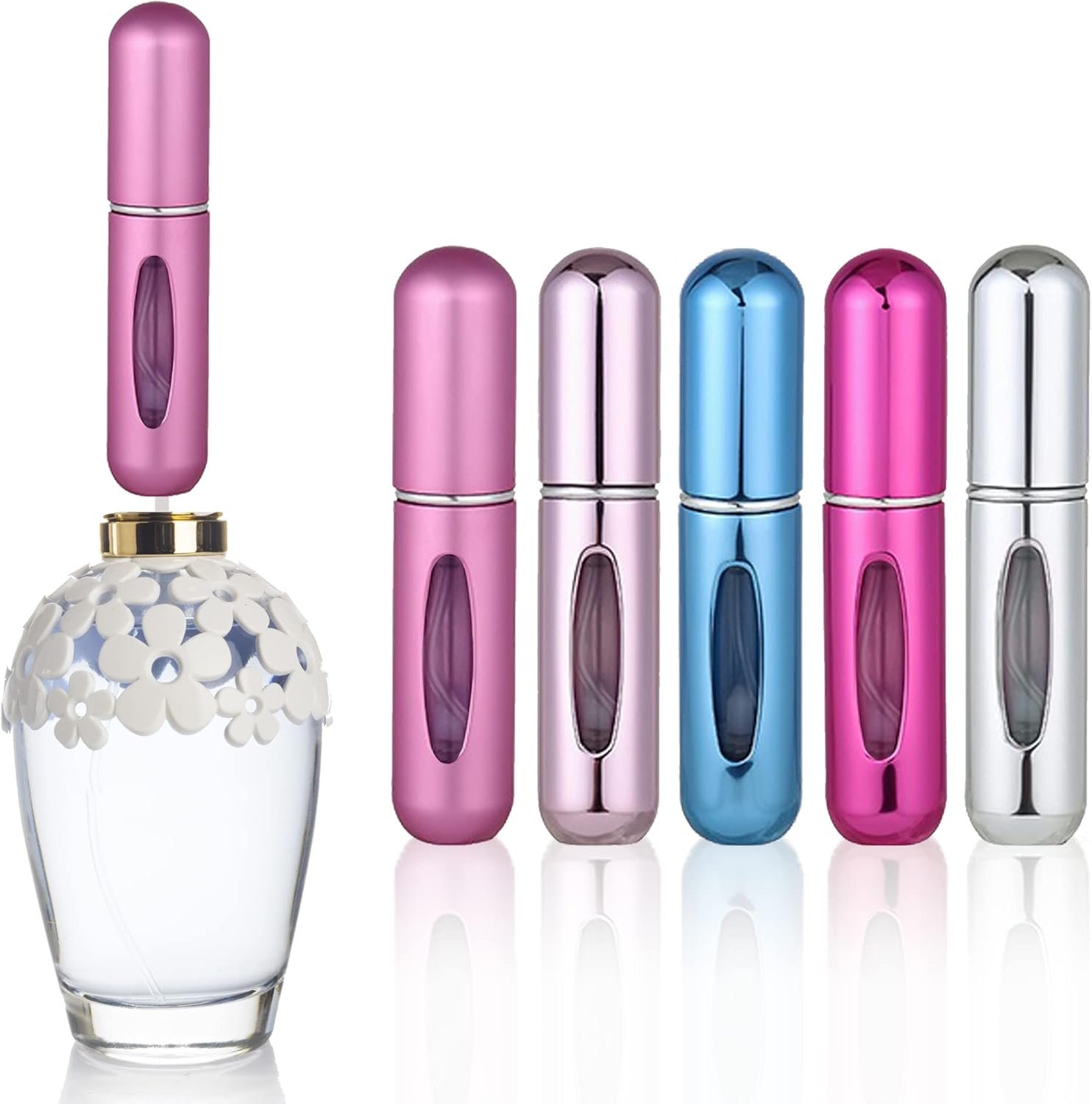 Perfume Travel Refillable-Travel Accessories-Perfume Atomizer Bottle Portable,Stocking Stuffers for Women Outdoor and Traveling 5ML (Travel Essentials,5 pack) - Image 5