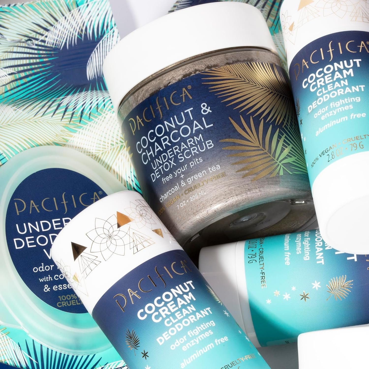 Pacifica Beauty, Coconut Milk & Essential Oils Underarm Deodorant Wipes, 30 Count, Remove Odor On-The-Go, Aluminum Free, Travel Friendly, Fresh Coconut Scent, Vegan and Cruelty Free - Image 9
