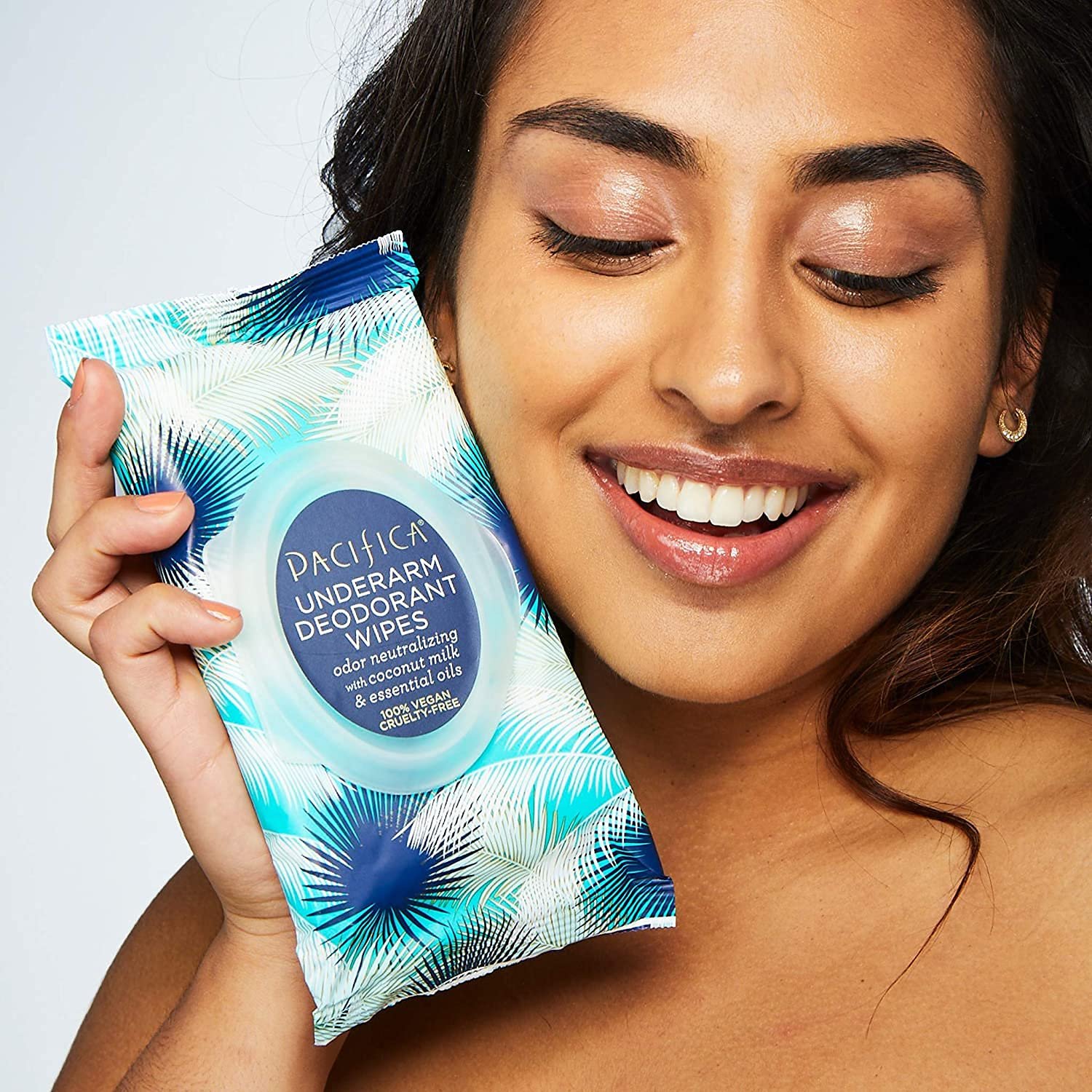 Pacifica Beauty, Coconut Milk & Essential Oils Underarm Deodorant Wipes, 30 Count, Remove Odor On-The-Go, Aluminum Free, Travel Friendly, Fresh Coconut Scent, Vegan and Cruelty Free - Image 2