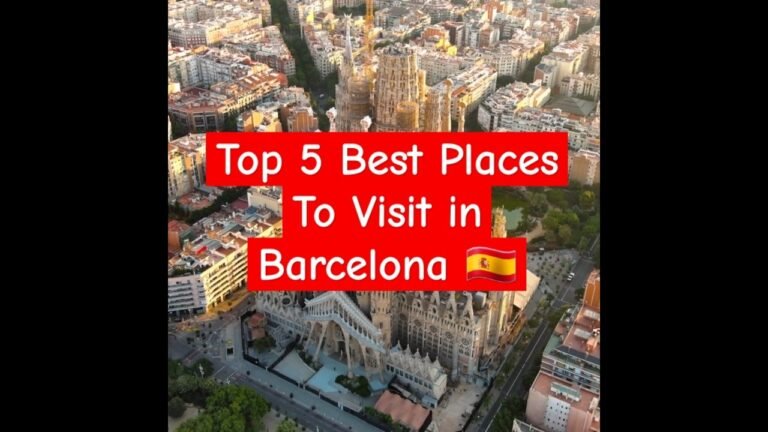 Top 5 Best Places To Visit in Barcelona 🇪🇸 #visitbarcelona #barcelona